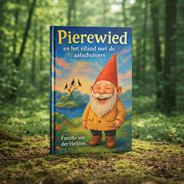 Pierewied en het eiland met de aalscholvers - Boekomslag